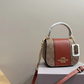 COACH LYSA TOP HANDLE TOP QUALITY BAG WITH FINE FINISHED METAL LOGO