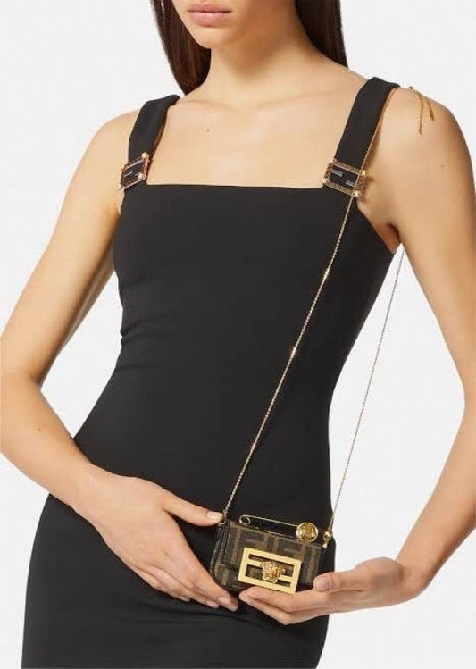 Fendi Fendace Nano Baguette Limited Edition Bag With OG Box