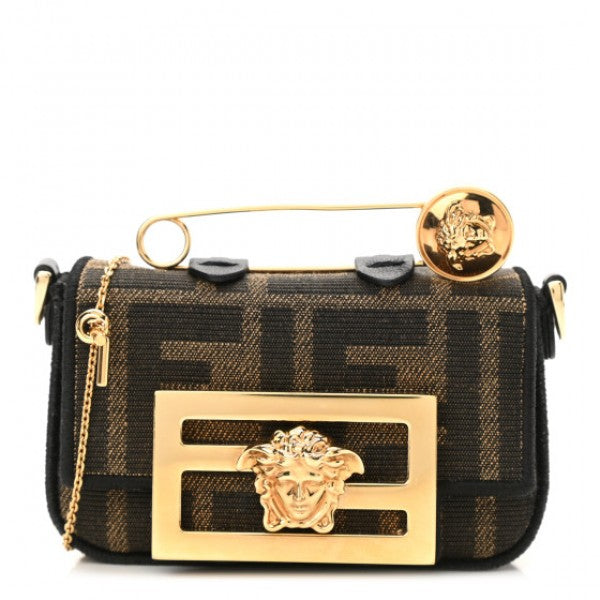 Fendi Fendace Nano Baguette Limited Edition Bag With OG Box