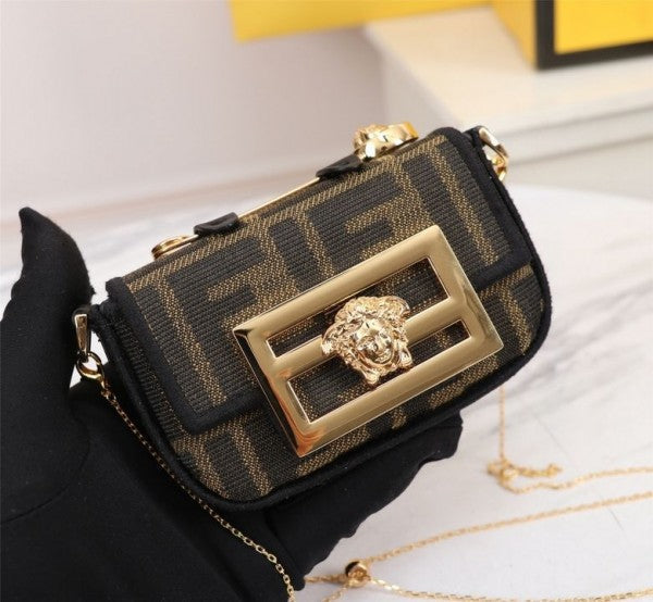 Fendi Fendace Nano Baguette Limited Edition Bag With OG Box