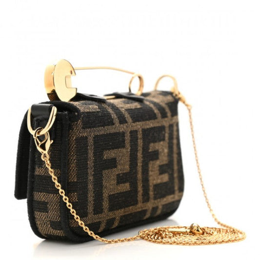 Fendi Fendace Nano Baguette Limited Edition Bag With OG Box
