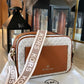 Michael Kors Logo Print Maeve Crossbody Bag