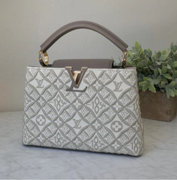 Louis Vuitton LV Capucines Premium Quality Leather Bag With OG Box & Dust Bag