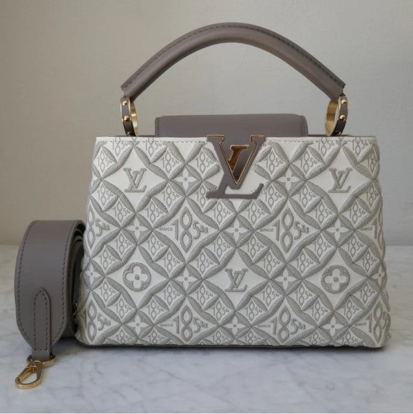 Louis Vuitton LV Capucines Premium Quality Leather Bag With OG Box & Dust Bag