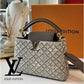 Louis Vuitton LV Capucines Premium Quality Leather Bag With OG Box & Dust Bag
