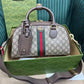 GUCCI Medium Ophidia GG Top-Handle Bowling Bag