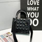 Dior Lady Bag With Dust Bag & Extra Shoulder Strap
