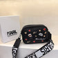 KARL INITIALS CAMERA BAG