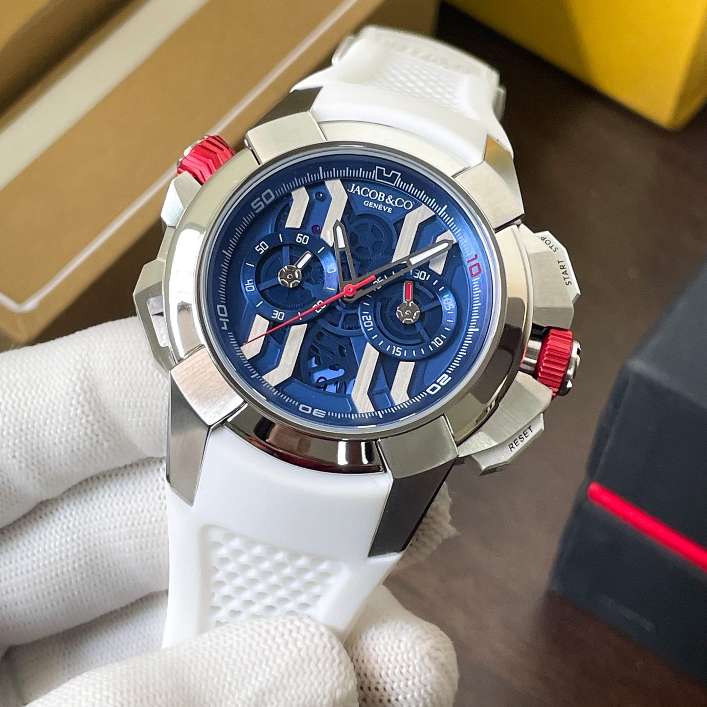 NEW ARRIVAL JACOB&CO EPIC X CHRONOGRAPH WATCH