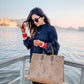 Louis Vuitton On The Go – Monogram Premium Leather Tote Bag