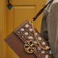 TORY BURCH MILLER WEAVE BASKET SHOULDER BAG