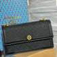 TORY BURCH SIGNATURE JACQUARD SHOULDER BAG
