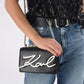KARL LAGER FELD Signature Cross Body Shoulder Bag With OG Box & Dust Bag