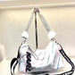 KARL SIGNATURE KNOTTED PADDED HOBO BAG
