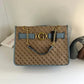 GUESS Aviana Tote Latte Black Handbags With Dust Bag