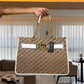 GUESS Aviana Tote Latte Black Handbags With Dust Bag