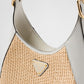 Prada Jute Shoulder Bag With OG Box & Dust Bag