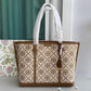 TORY BURCH PERRY JACQUARD T MONOGRAM TOTE BAGS