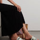 Chloe Woody Flats Slide
