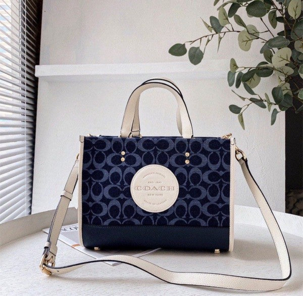 Coach Dempsey Tote With Og Box & Dust Bag