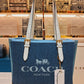 Coach Mollie Blue 25 Tote