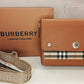 Burberry Vintage Check and Leather Note Crossbody Bag