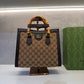 Gucci Monogram Jumbo GG Textured  Diana Tote Bag