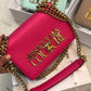 Versace Jeans Couture Saffiano Lock Crossbody Bag