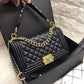 Chanel Lebouy Top Handle Logo Bag In Town