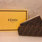 Fendi Women's Black Logo Detailed Small Clutch Bag