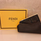 Fendi Women's Black Logo Detailed Small Clutch Bag