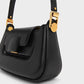 Charles & Keith Koa Push Lock Shoulder Bag