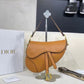 Dior Saddle Premium Leather White With OG Box