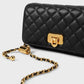 Charles Quilted Flip Lock Sling Bag In Town