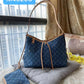Louis Vuitton Carryall Denim Signature Hobo