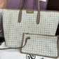 TORY BURCH SIGNATURE EVER-READY JACQUARD TOTE