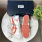 Onitsuka tiger leather trainers sky red