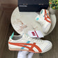 Onitsuka tiger leather trainers sky red