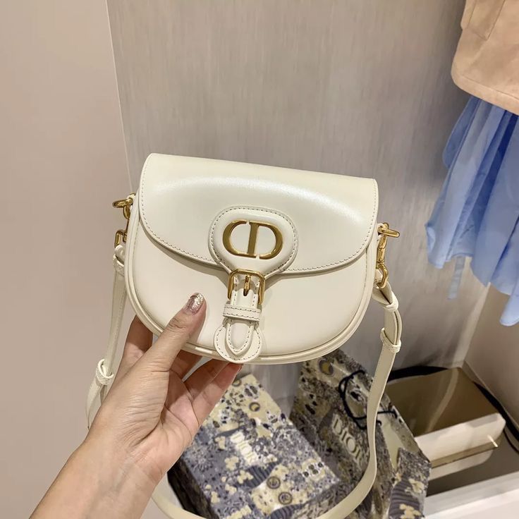 DIOR BOBBY BLUE JACQUARD BAG