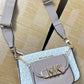 MICHAEL KORS THREE WAY USE POCHETTE WITH  SMALL DETACHABLE BAG
