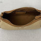 COACH STRAW TERRY SHOULDER BAG