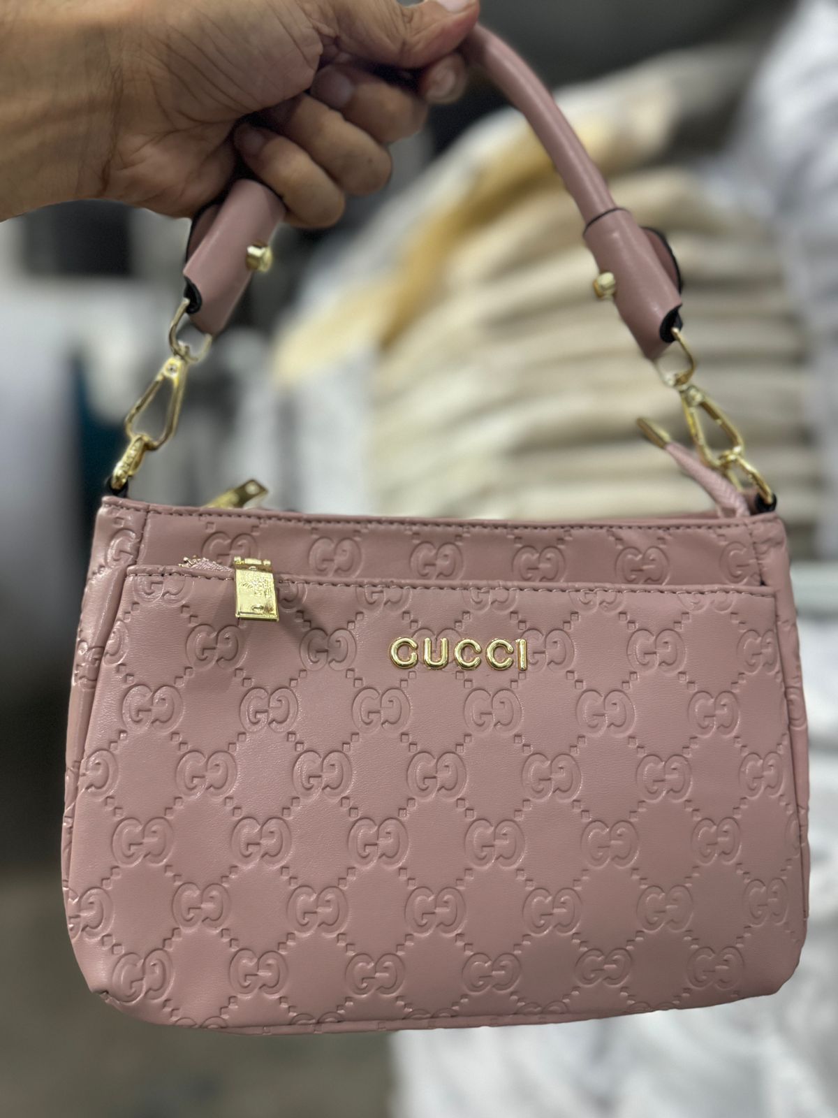 GUCCI AND MK THREE COMPARTMENT SHOULDER CUM SLING BAG