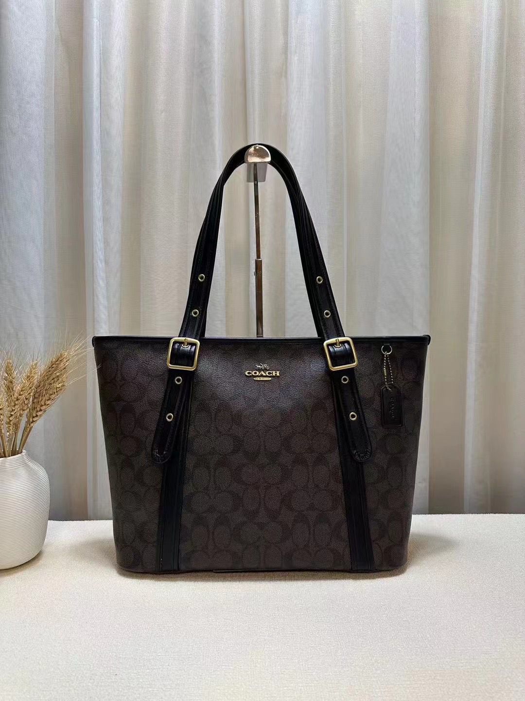 COACH ASHTON TOTE BOAT SHAPE TOTE