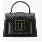 TOM FORD BIANCA TOP HANDLE CROC LEATHER HANDBAGS