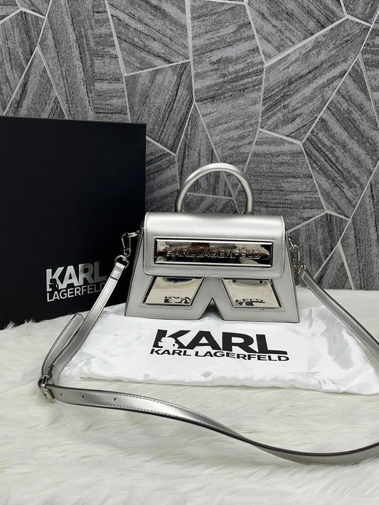 Karl Lagerfeld K IKON Crossbody Shoulder Bag With OG Box