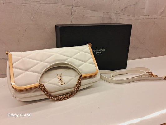 Ysl Quiltted Envelope Bag