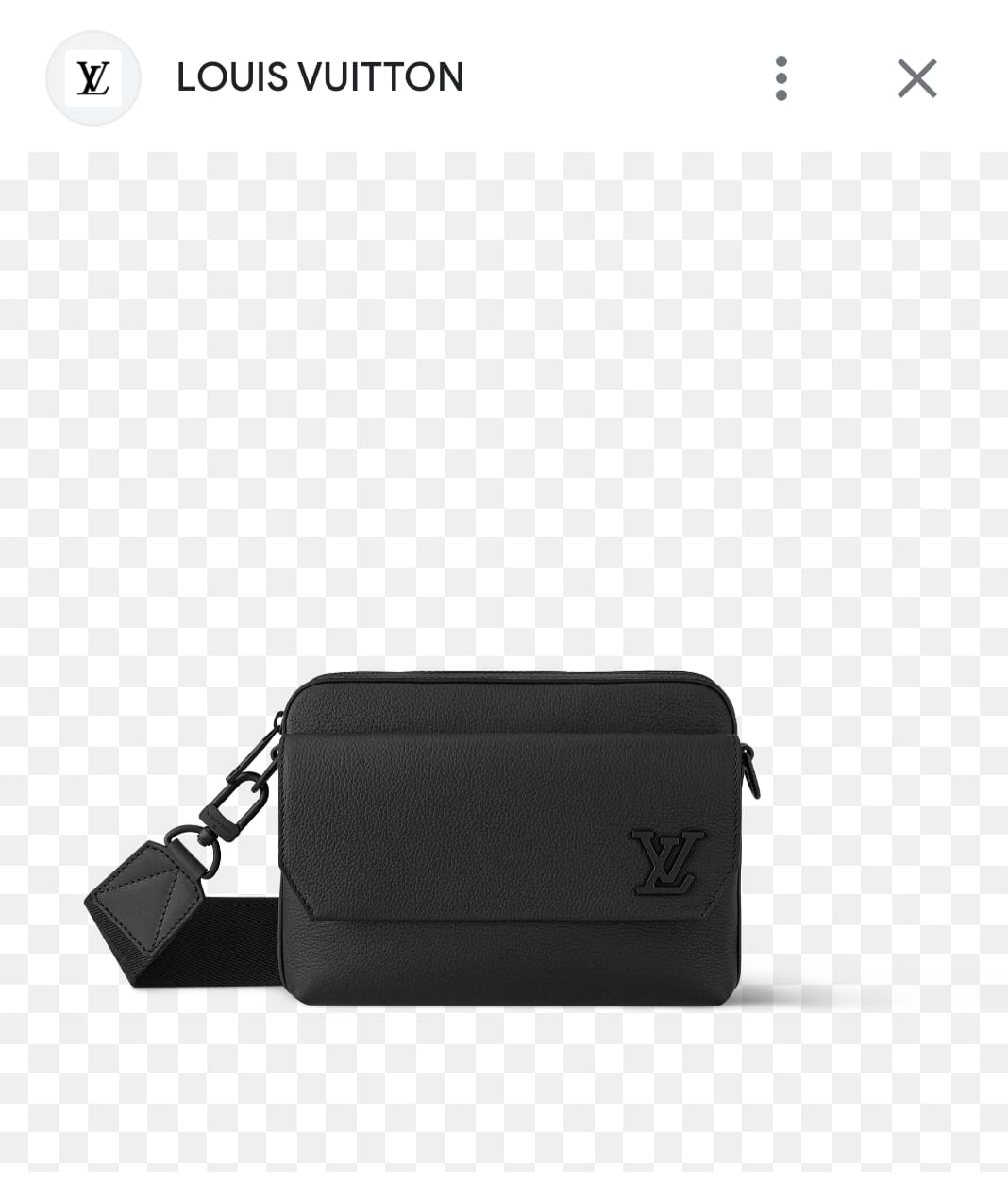 LOUIS VUITTON CALFSKIN AEROGRAM FASTLINE MESSENGER BAGS