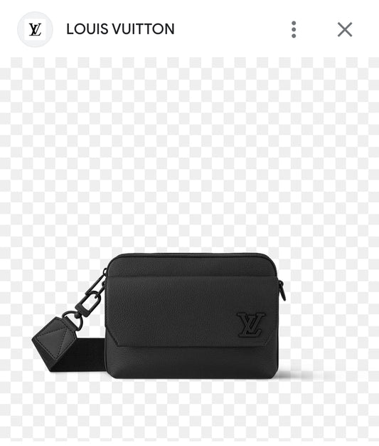 LOUIS VUITTON CALFSKIN AEROGRAM FASTLINE MESSENGER BAGS