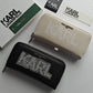 KARL LAGERFELD DOUBLE ZIPPER LONG WALLETS
