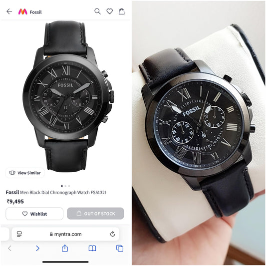 Fossil Grant Series With Original Japanese Fitted machinery